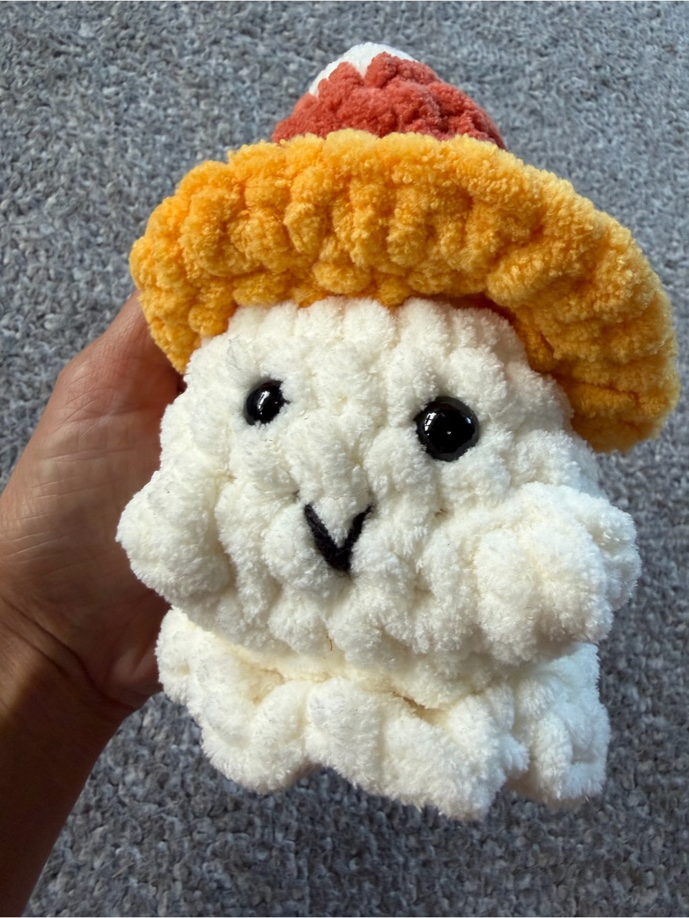 Handmade Candy Corn Ghost